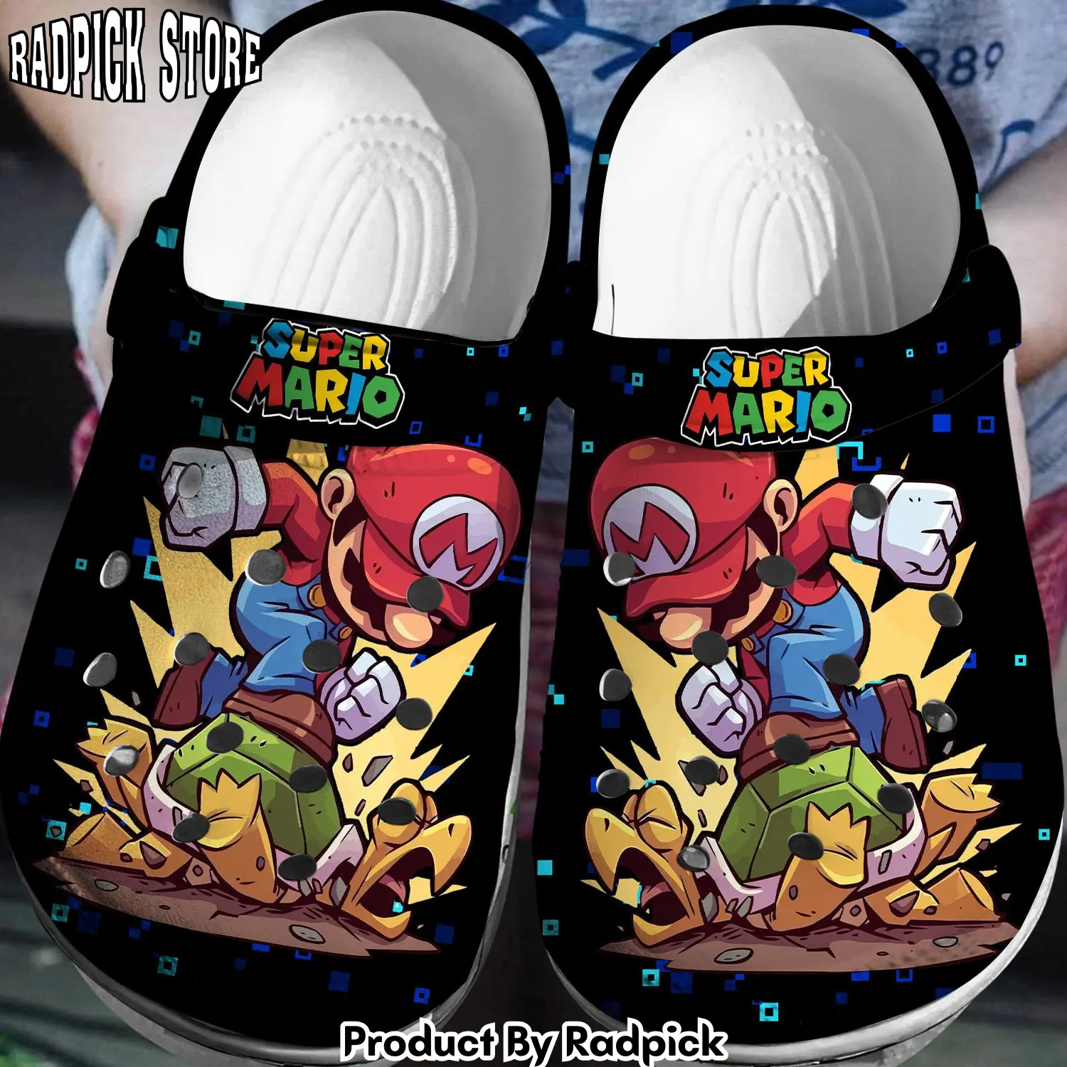 Radpick super mario games crocss 3d clog shoes rp6521046